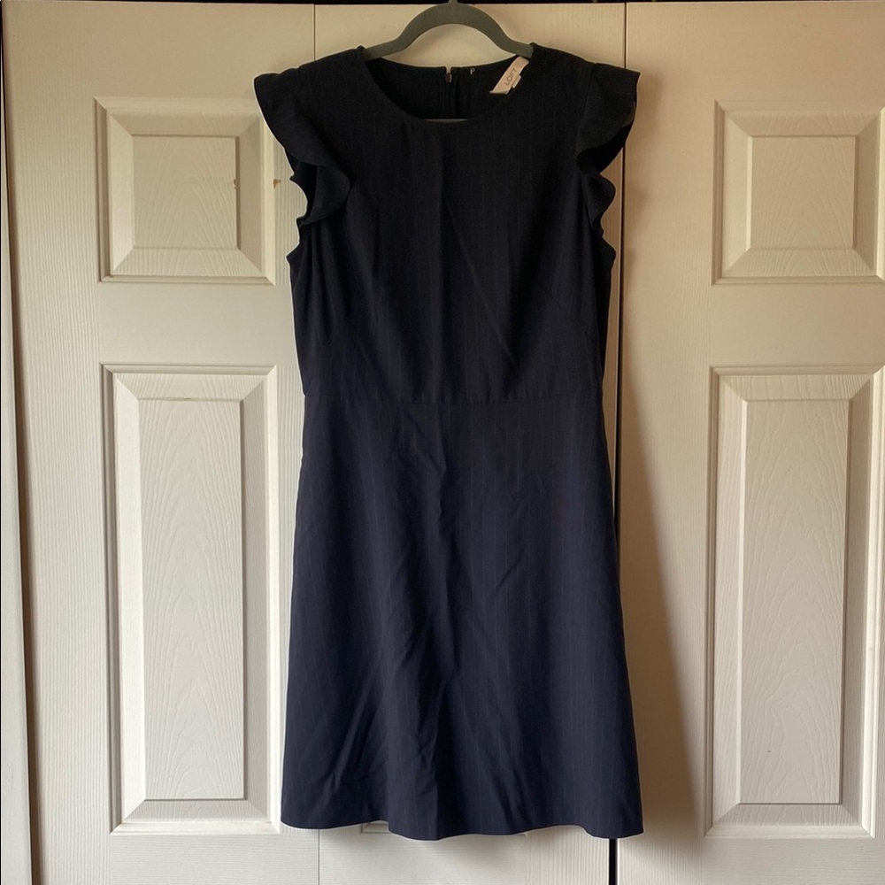Navy striped Loft dress